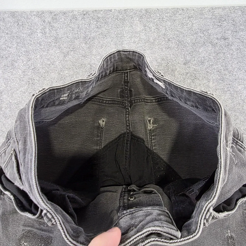 G-Star RAW Jeans Mens‎ 32x32 Gray 5620 Slim Tapered Restored Biker Denim